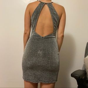 Grey Sparkle Dress